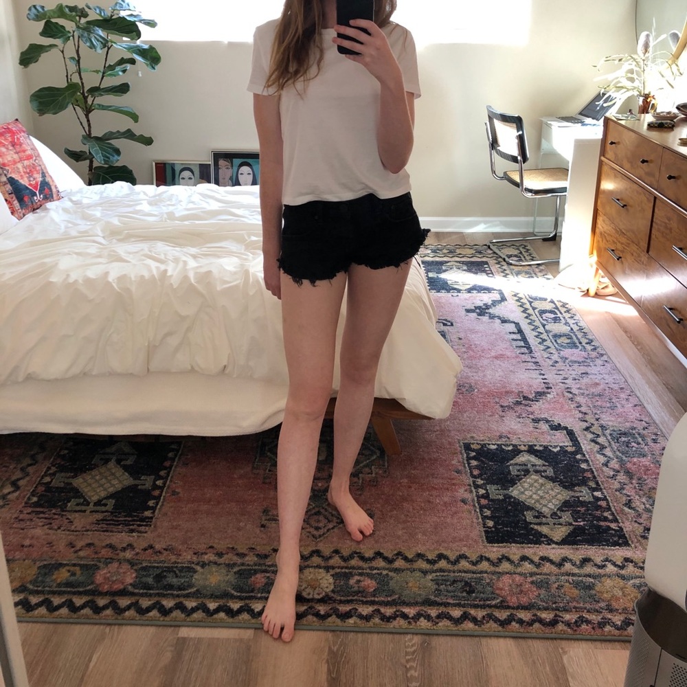 Denim shorts
